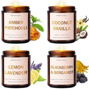 Aromatherapy Candle Gift Set - 4 Pack