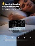 Odokee Bedroom Digital Alarm Clock with Dimmer