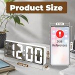 Sleek LED Digital Alarm Clock with Snooze Feature