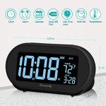 DreamSky Digital Alarm Clock with USB Port