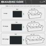 NANTA Washable Chenille Sectional Sofa Cover