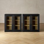 Mopio Blake Modular Storage Cabinet Set of 2