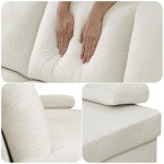 ChicFurnit Modern L-Shaped Sofa for Small Spaces