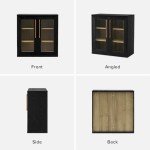 Mopio Blake Modular Storage Cabinet Set of 2