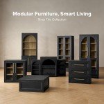 Mopio Blake Modular Storage Cabinet Set of 2