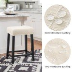 Stretch Waterproof Stool Covers - 4 Pack Set
