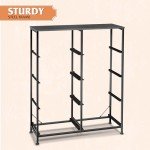 Tall Fabric Dresser with 8 Drawers - Charcoal Black