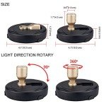 Gold Wireless LED Spotlight with Remote Control