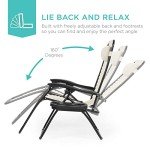 Set of 2 Adjustable Zero Gravity Lounge Chairs