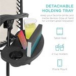 Set of 2 Adjustable Zero Gravity Lounge Chairs