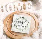 Botanical Eucalyptus Wood Box Sign for Decor