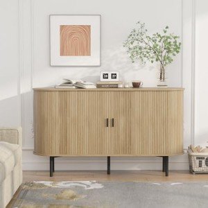 Stylish 55'' Natural Buffet Sideboard Cabinet