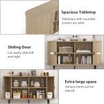 Stylish 55'' Natural Buffet Sideboard Cabinet