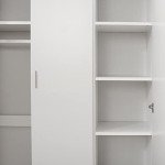 Panana 3 Door Wardrobe Closet with Shelves