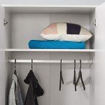 Panana 3 Door Wardrobe Closet with Shelves