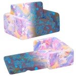 Toddler 2-in-1 Couch and Chair - Unicorn Design
