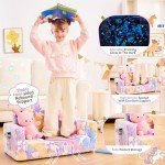Toddler 2-in-1 Couch and Chair - Unicorn Design
