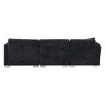 Oversized L-Shaped Modular Sectional Sofa with Chaise