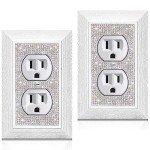 Sparkling Rhinestone Outlet Covers - 2 Pack