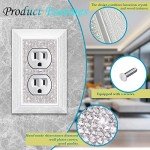 Sparkling Rhinestone Outlet Covers - 2 Pack