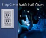 Sparkling Rhinestone Outlet Covers - 2 Pack