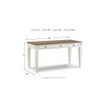 Realyn French Country Lift Top Desk with USB