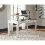 Realyn French Country Lift Top Desk with USB