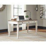 Realyn French Country Lift Top Desk with USB