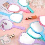 Travel-Friendly Handheld Makeup Mirror Set - 16 Pieces