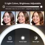LitBear Portable Rechargeable Makeup Mirror with Lights
