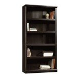 Sauder Estate Black 5-Shelf Bookcase Storage Unit