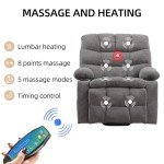 Phoenix Home Ergonomic Power Lift Recliner with Massage