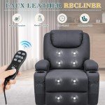 Ergonomic Power Lift Recliner Chair with Massage