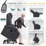Ergonomic Power Lift Recliner Chair with Massage