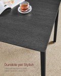 VASAGLE 4-Person Dining Table Set with Benches