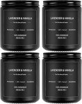 Men’s Scented Candle Set - 4 Pack Variety