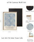 William Morris Framed Canvas Wall Art - 16x12in