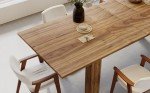 Expandable Wooden Dining Table for 6-8 People