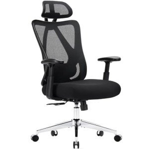 Ergonomic Rolling Office Chair with Adjustable Features