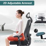 Ergonomic Rolling Office Chair with Adjustable Features