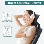 Ergonomic Rolling Office Chair with Adjustable Features