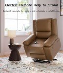 GarveeHome Electric Lift Recliner Chair with Heat & Massage