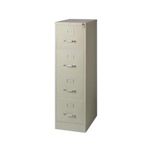 Staples 4-Drawer Locking Vertical File Cabinet