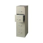 Staples 4-Drawer Locking Vertical File Cabinet