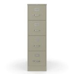 Staples 4-Drawer Locking Vertical File Cabinet