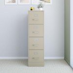 Staples 4-Drawer Locking Vertical File Cabinet