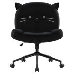 Ergonomic Armless Office Desk Chair with Wheels