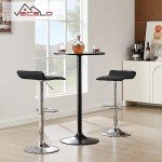 Adjustable Swivel Bar Stools Set of 2