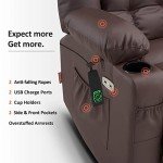 MCombo Dual Motor Lift Recliner with Massage & Heat