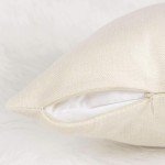 Teal Blue Hand-Painted Lumbar Throw Pillow